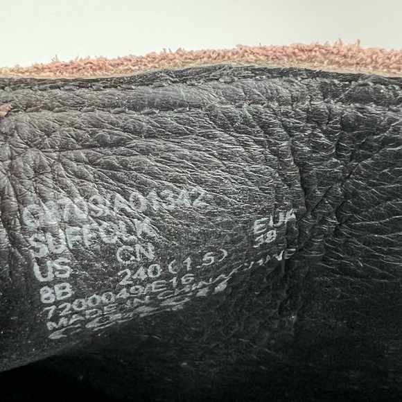 Coach brown suede ankle boots suffolk size 8B womens - Picture 3 of 3